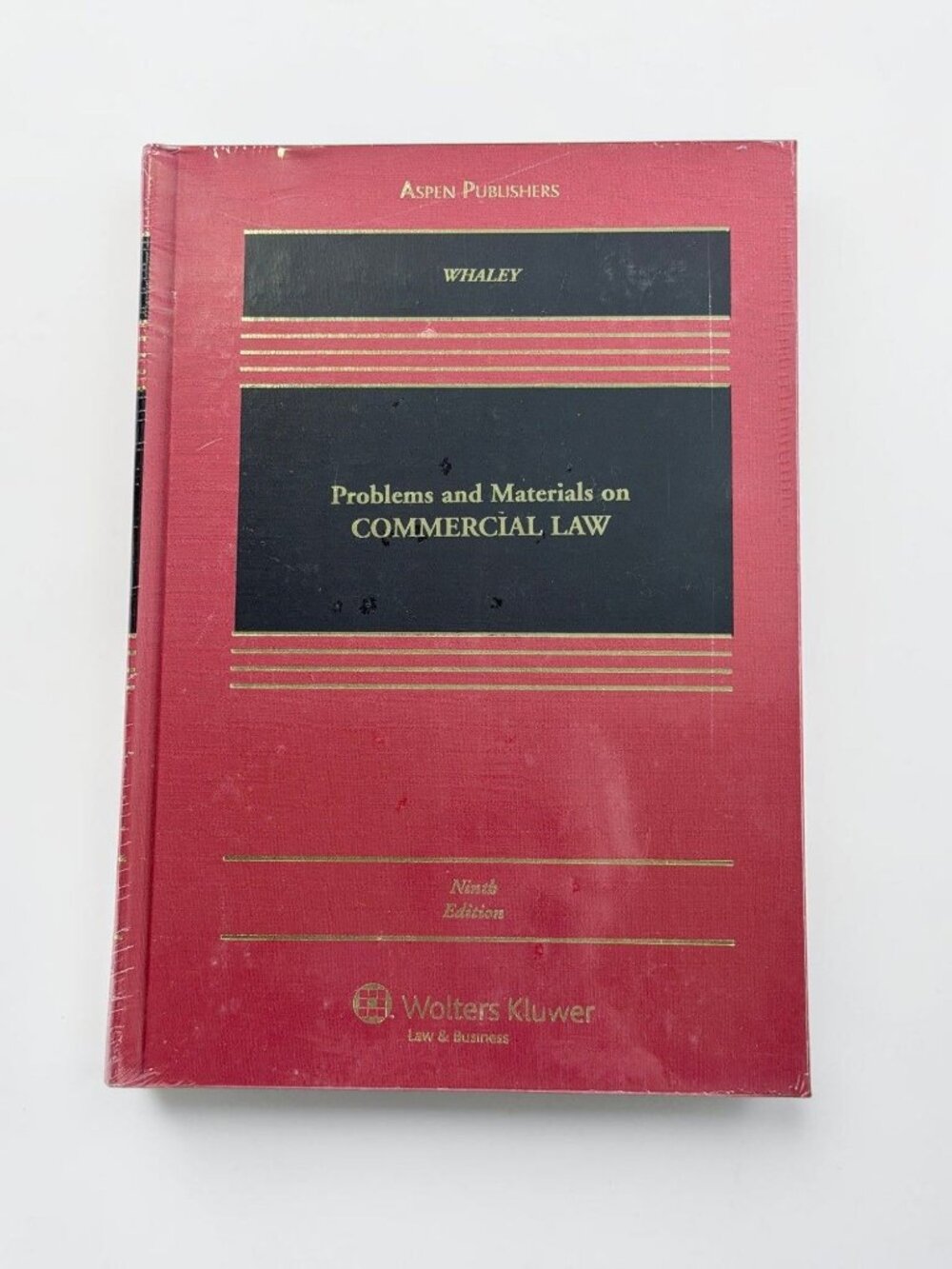 Problems and Materials on Commercial Law Whaley 9th Edition Hardcover NEW